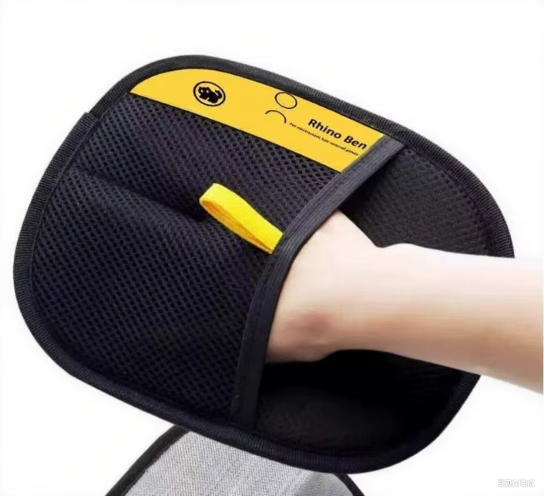 Cat Grooming Gloves – 2-Pack Electrostatic Pet Hair Remover Brush, Double-Sided for Cats & Dogs + Furniture Cleaning | Essentials