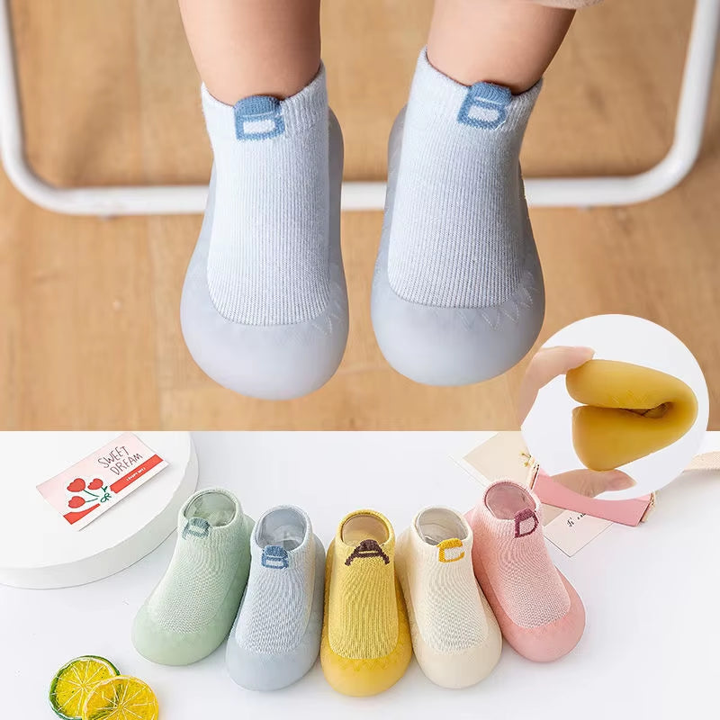 Infant Toddler Spring Summer Soft Sole Sock Shoes Cute Animals Unisex Baby Non-Slip Floor Socks Kids 0-3T Lightweight Prewalker | 