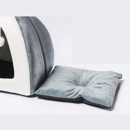 Pet Waterloo - Rabbit Ear Mongolian Nest Pet Bed – Plush Arctic Velvet Cat & Dog Bed | Essentials Online Store