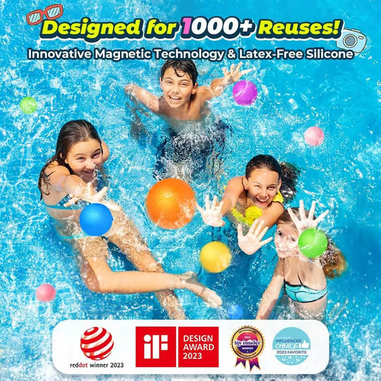 16Pcs Reusable Water Balloons for Kids Pool Beach Water Toys for Boys and Girls Summer Toy for Outdoor Games Decoration Marriage | Essentials