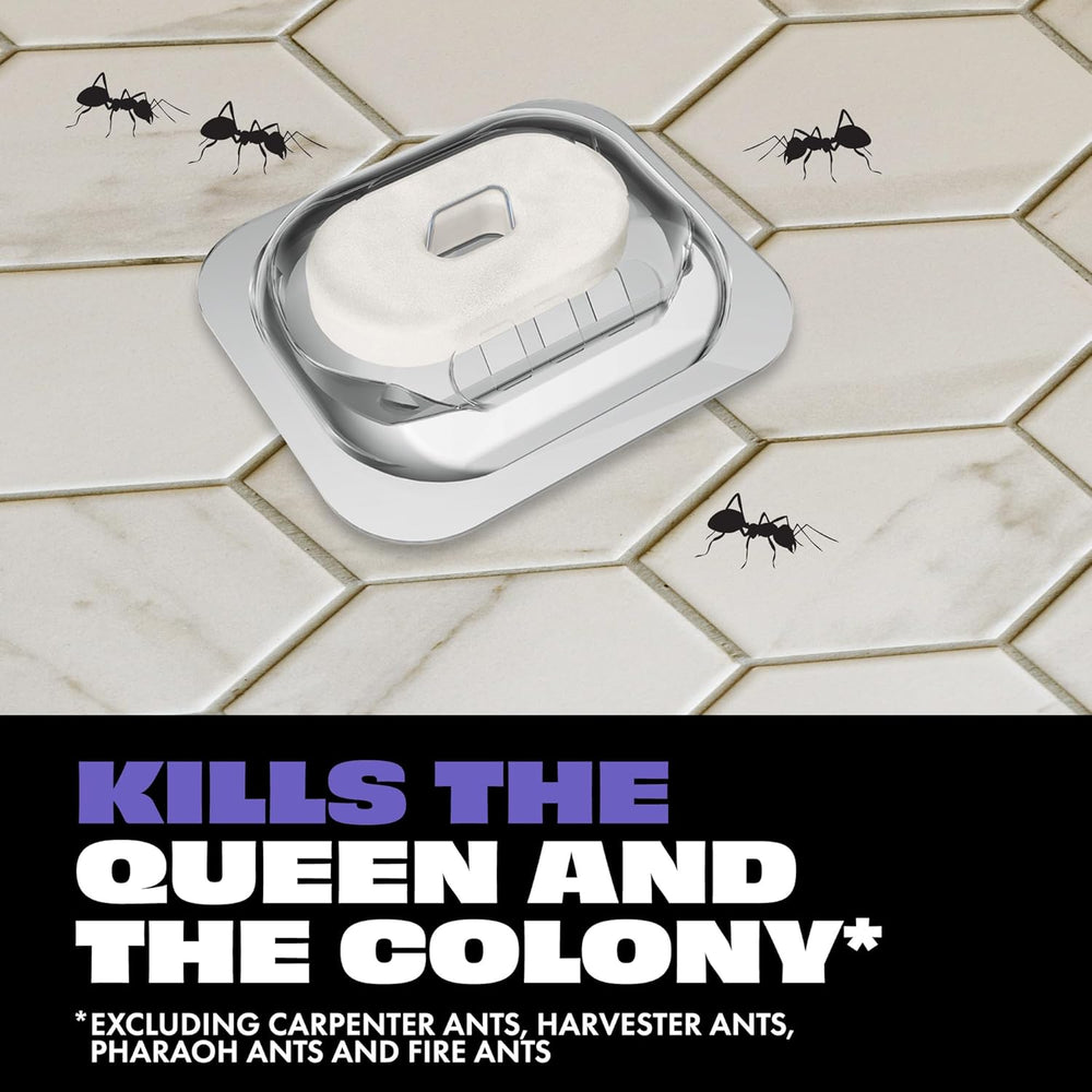 Liquid Ant Baits, Kills the Queen and Colony, for Indoor Use, 12 Spill Proof Bait Stations