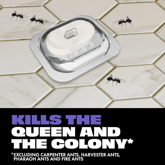 Liquid Ant Baits, Kills the Queen and Colony, for Indoor Use, 12 Spill Proof Bait Stations