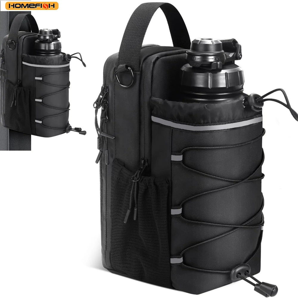 Homefish Magnetic Gym Bag for Sling Bottle with Magnetic Attachment | Water Bottle Holder, Gym Pouch, Crossbody Bag | Essentials Online Store