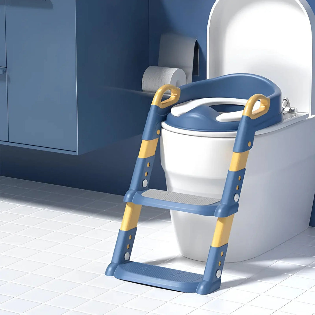 Montessori Potty Trainer - Adjustable Toilet Seat with Step Stool & Handles for Kids | At Essentials Online Store