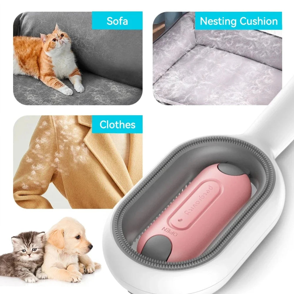 Creative Update 4 in 1 Cat Dog Grooming Comb with Water Tank Double Sided Hair Removal Brush, Pet Grooming Brush for Long&Short Haired Cats | Essentials Online store