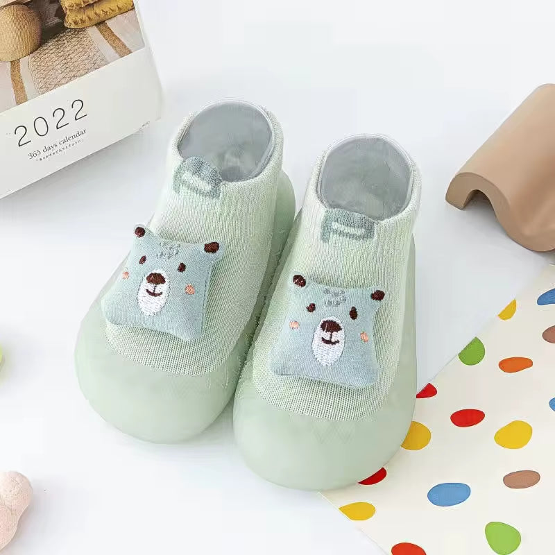 Infant Toddler Spring Summer Soft Sole Sock Shoes Cute Animals Unisex Baby Non-Slip Floor Socks Kids 0-3T Lightweight Prewalker | 