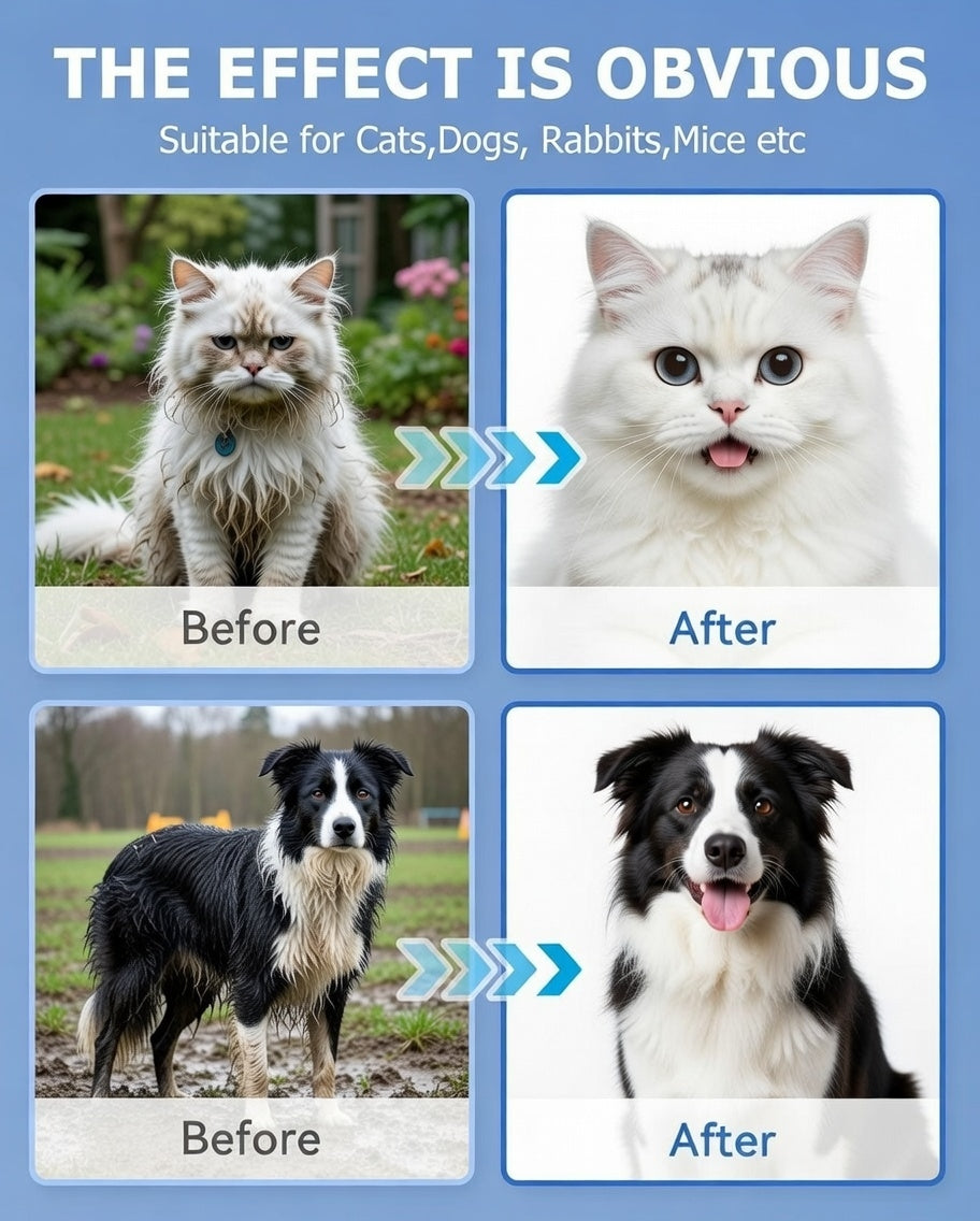 Pet Cleaning Wipe Gloves for Dogs & Cats – Deodorizing Bathing Wipes for Body, Paws & Daily Care | Essentials