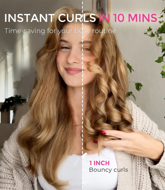 TYMO CURLPRO Automatic Curling Iron – Rotating Hair Curler for Beach Waves, Ionic & Dual Voltage, 1.25" Barrel | Essentials