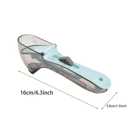 Adjustable Measuring Spoon with Scale Plastic Measuring Spoon for Baking and Cooking Accessories Kitchen Measuring Tool | Buy Now Essentials Online Store
